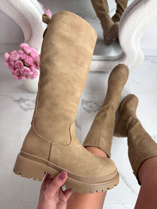 Maldivas - Botas altas en kaki