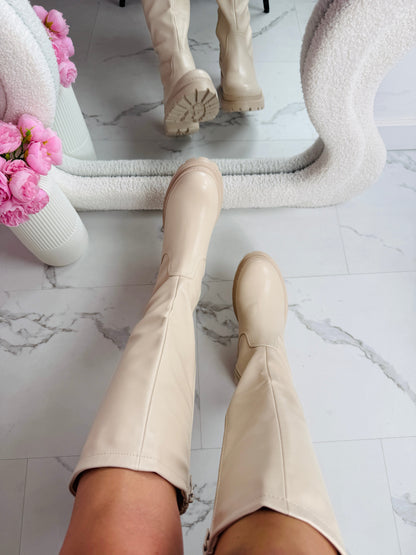 Maldivas - Botas altas en Beige