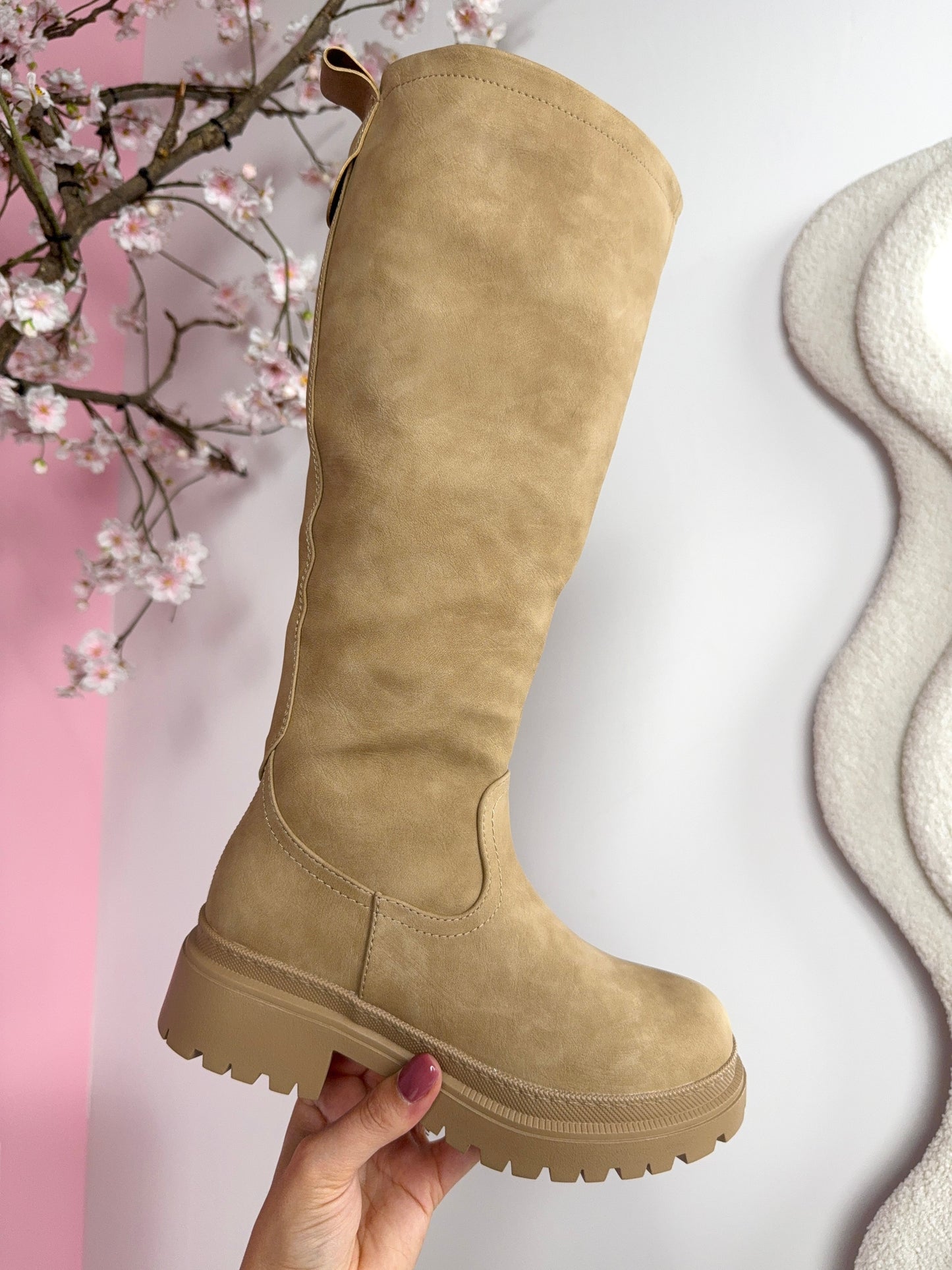 Maldivas - Botas altas en kaki