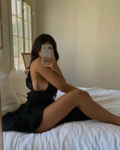 Capri - Vestido largo de seda