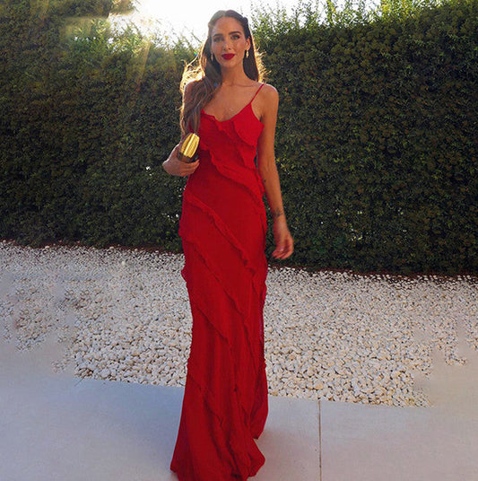 Capri - Vestido largo de seda