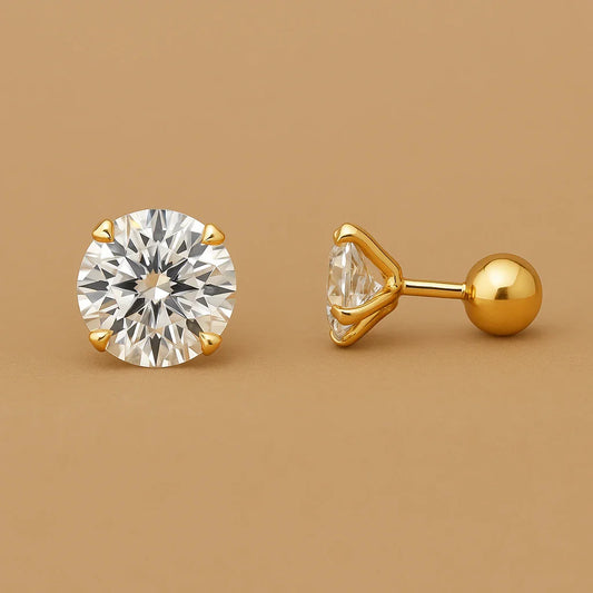 Pendientes - Conjunto de 3 pares con Diamante