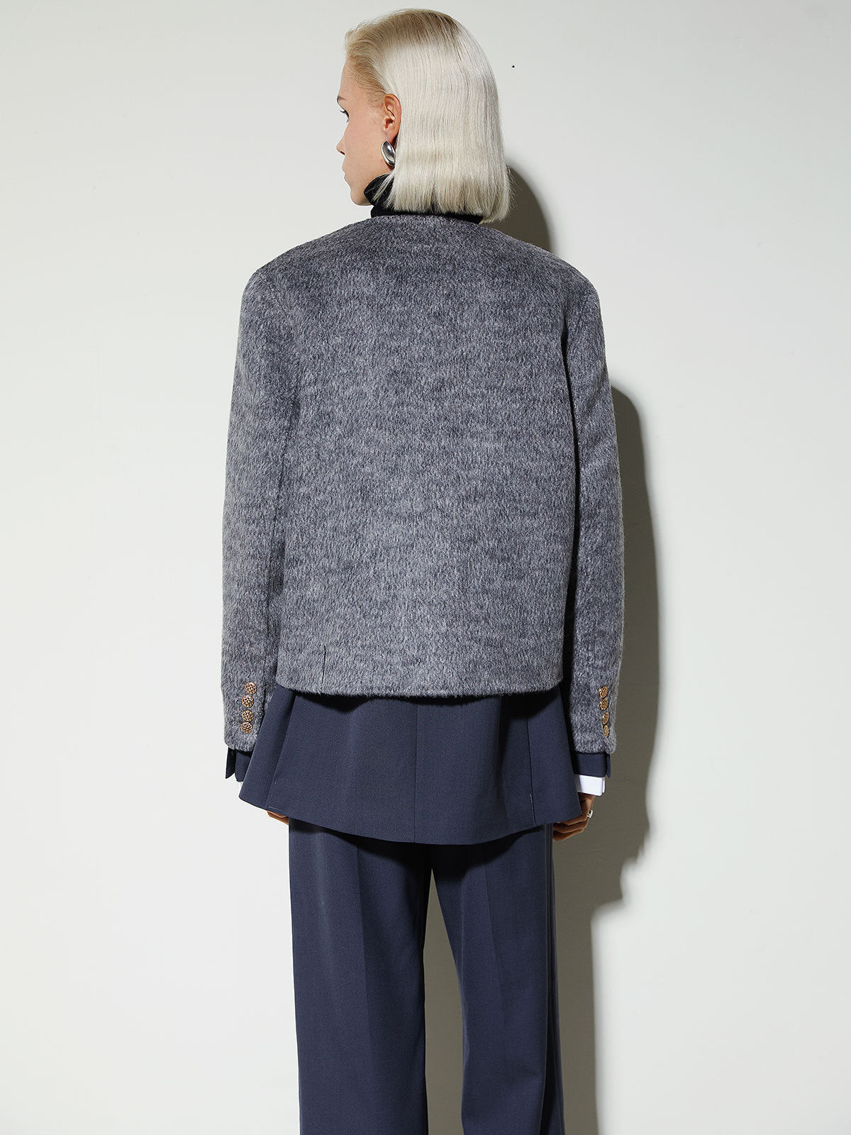 Suecia - Jersey de lana con cuello redondo